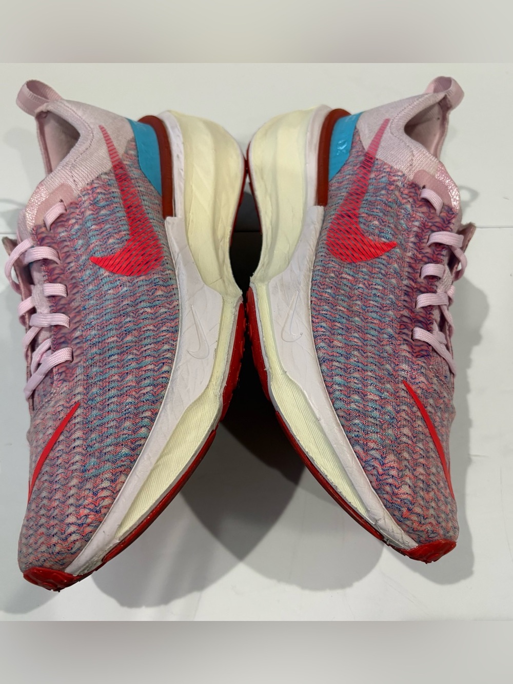 Nike ZoomX Invincible Run Flyknit 3 Womens 9.5 Pink Running Shoes DR2660-600 - Picture 7 of 10